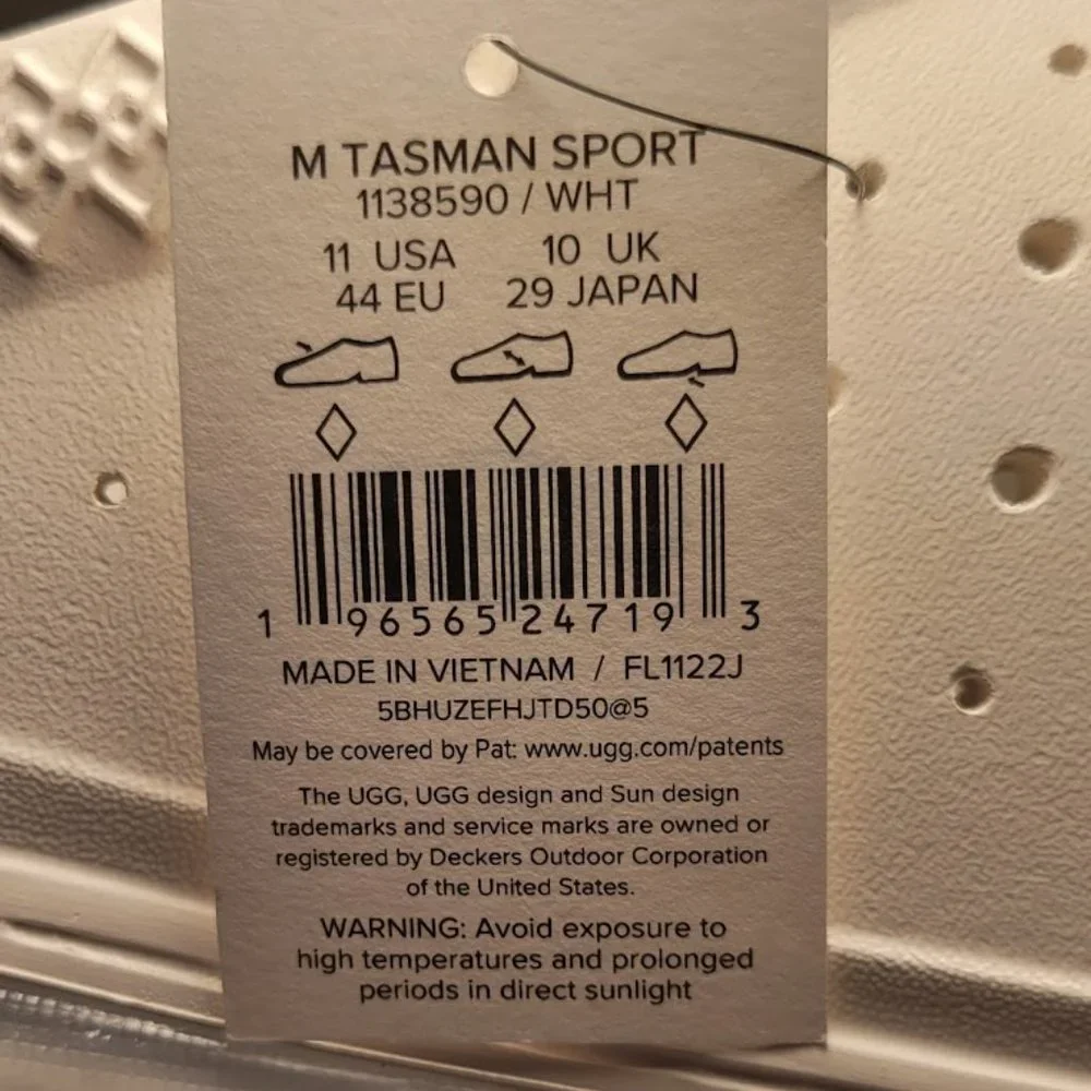 UGG tasman sport clogs slip-on shoes Sz 11 NEW - Picture 8 of 8